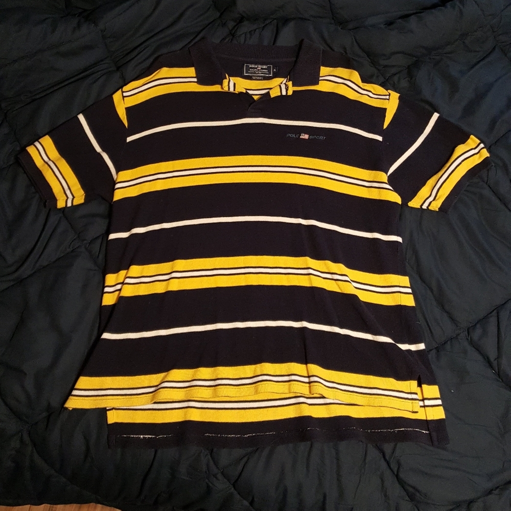Polo sport shirt vintage Ralph Lauren Stripes